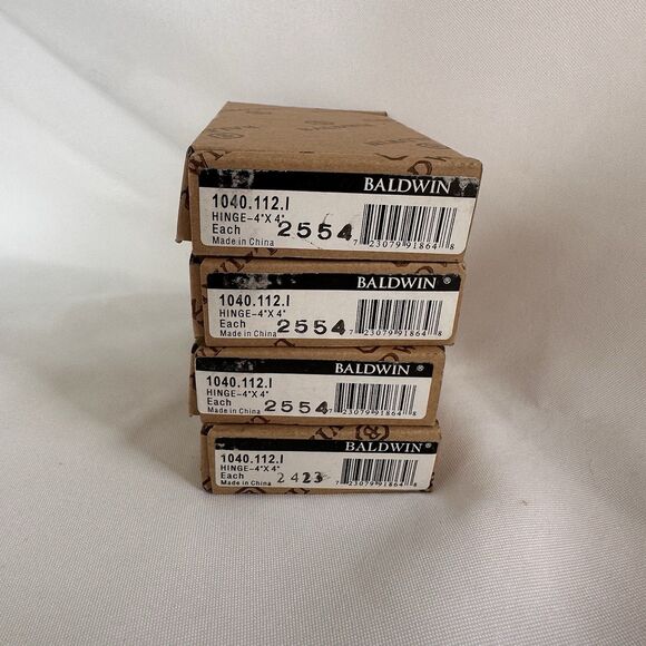Baldwin Hinge 1040.112.I Venetian Bronze Heavy Duty Door Hinge 4” x 4” - Picture 3 of 6
